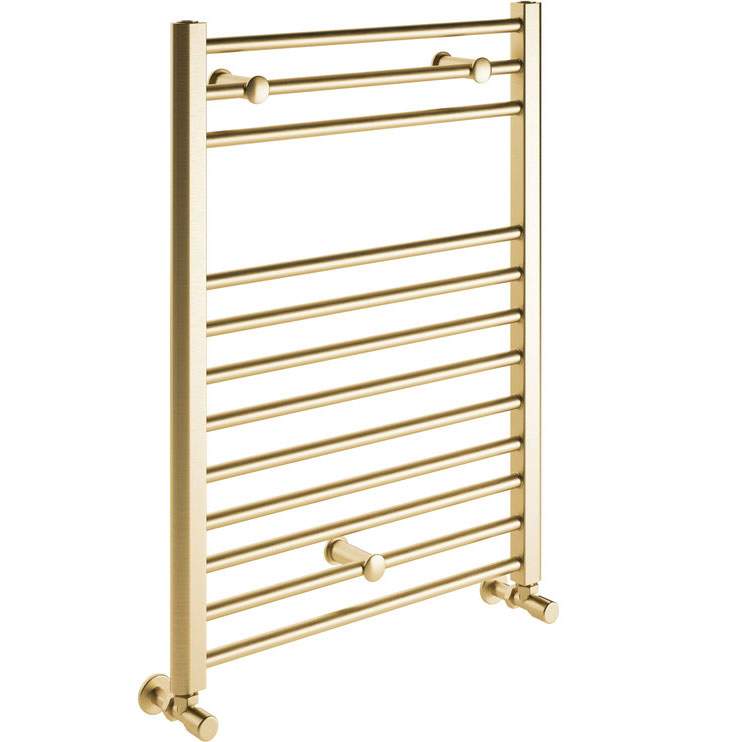 Gressingham Ladder Radiator 500 x 800mm - Brushed Brass