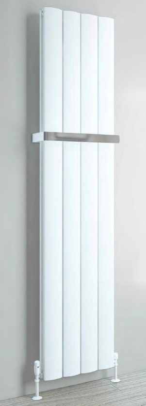 Eastbrook Guardia 1800 x 280 Matt White Vertical Radiator