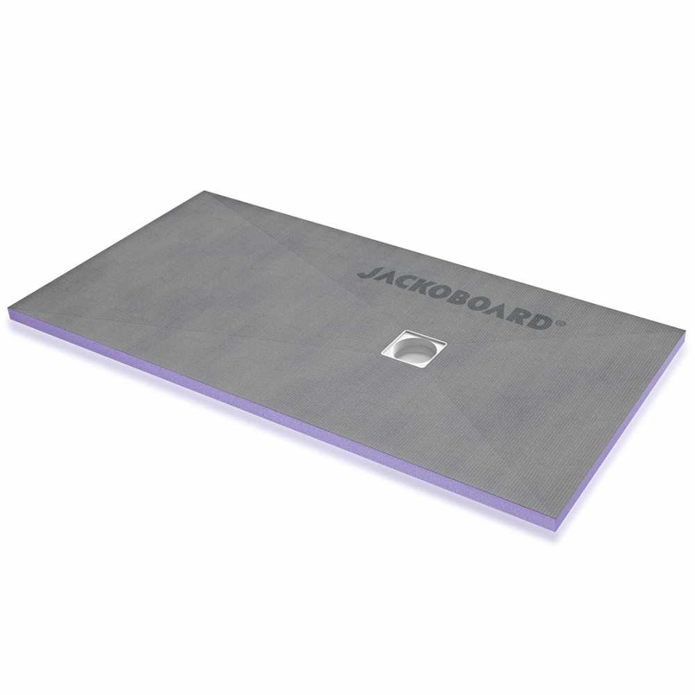 Jackoboard Aqua Flat 1500 x 800mm Tileable Shower Tray - Offset Drain