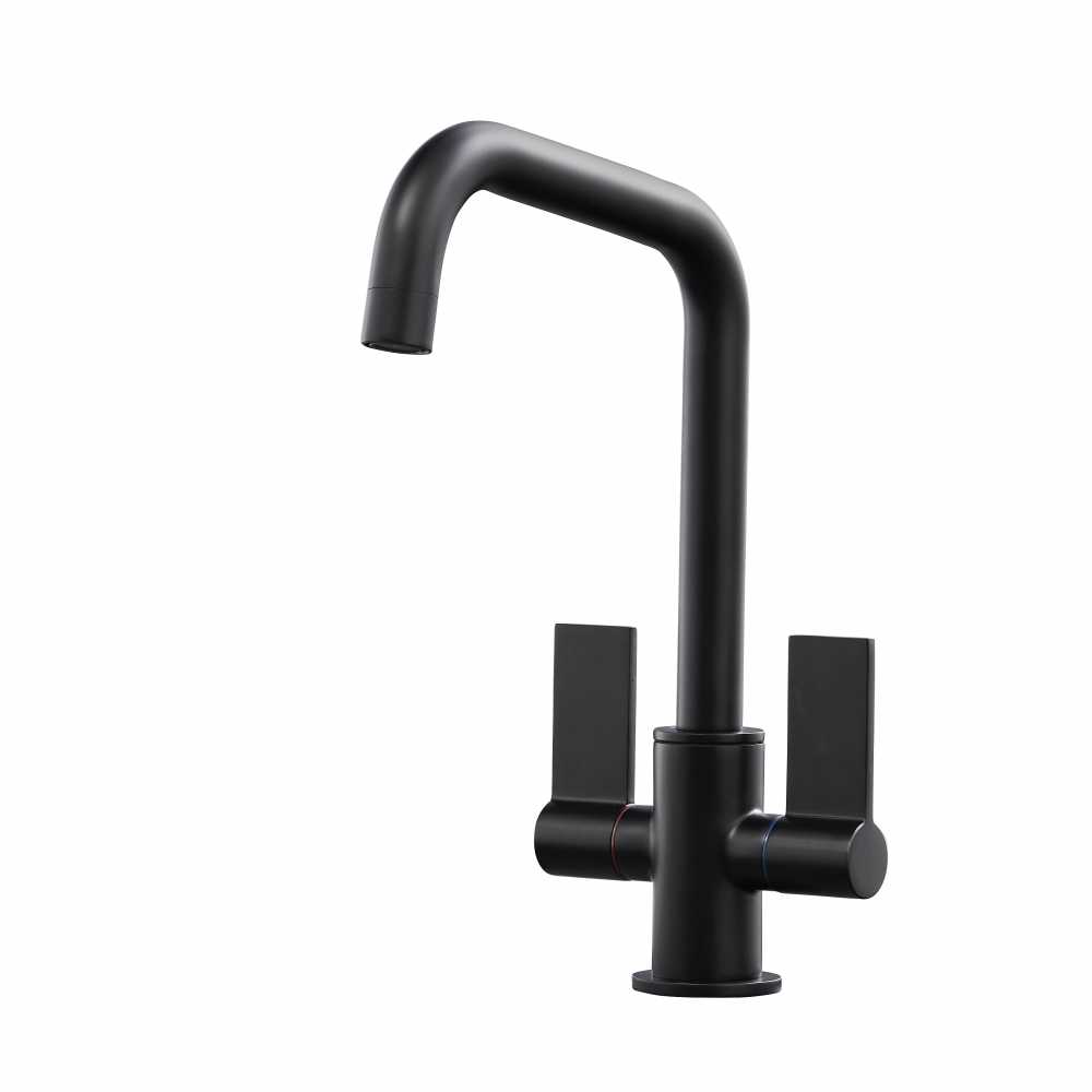 Malton Matt Black Monobloc Kitchen Mixer Tap