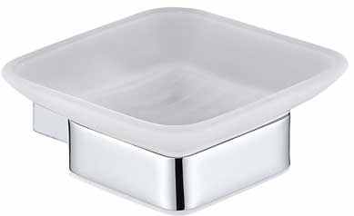 The White Space Soap Dish - Chrome