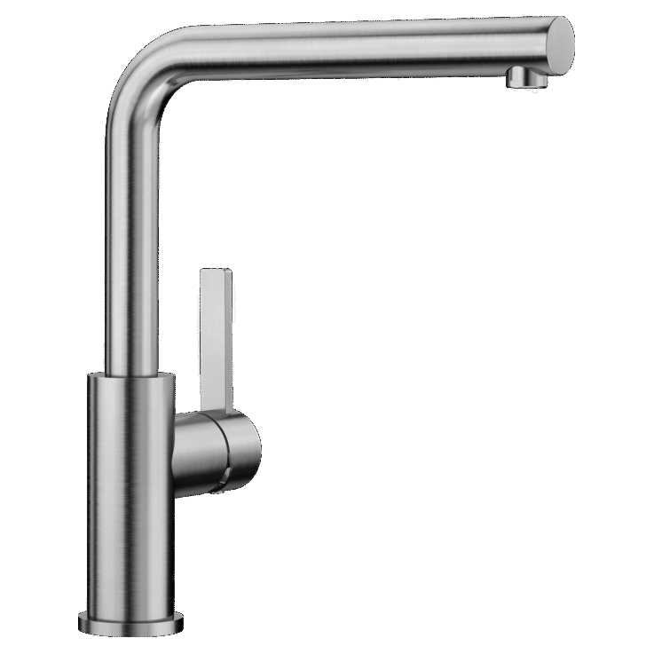 Blanco Lanora Brushed Steel Kitchen Tap -  523122