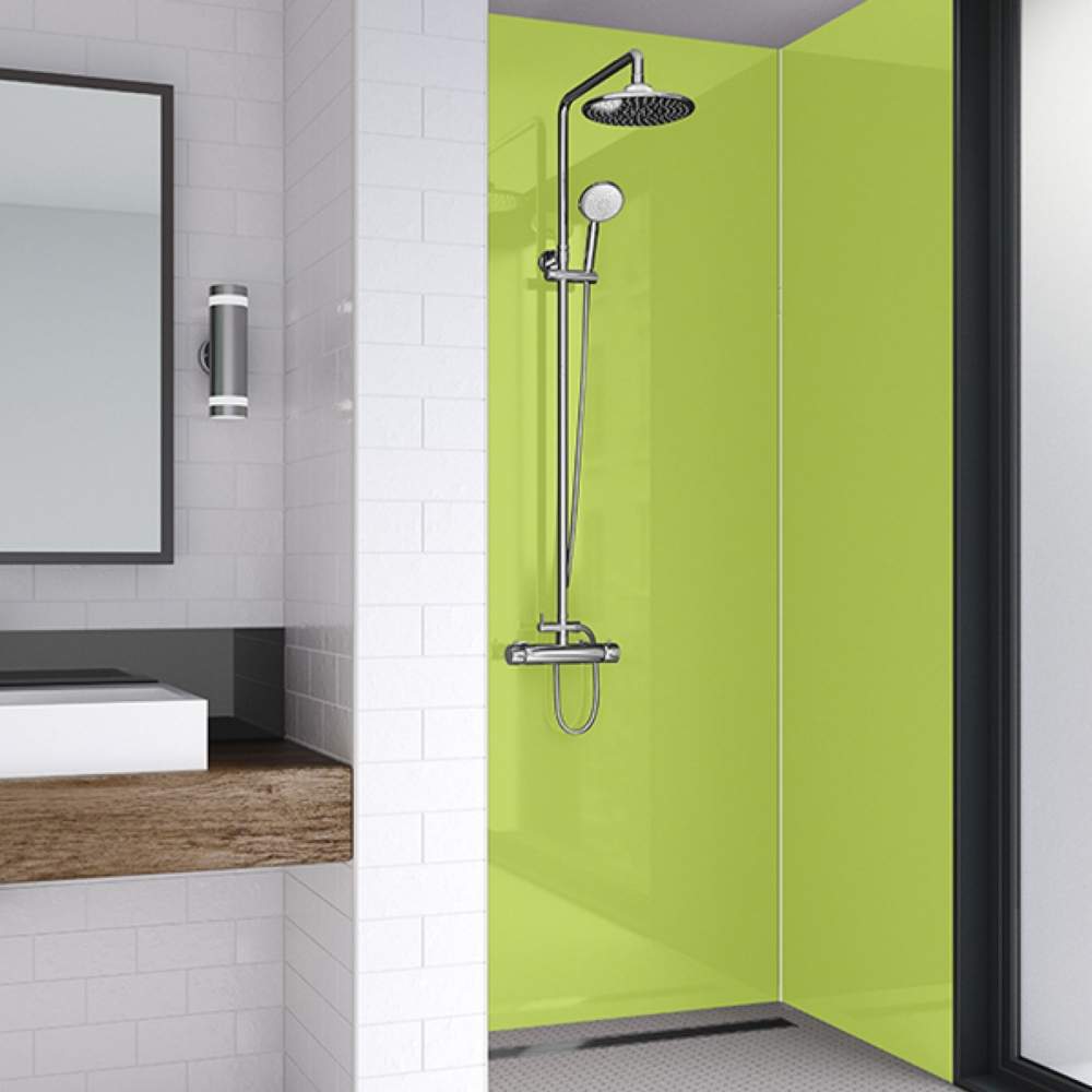 Lime Wetwall Acrylic Wall Panels