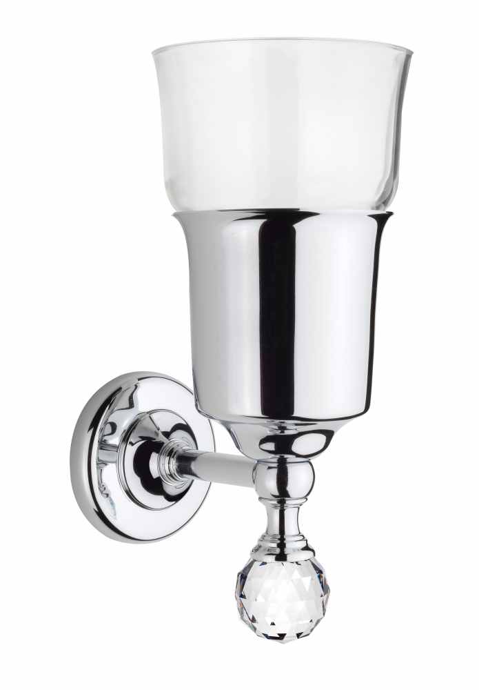 Oriental Crystal Tumbler Holder - Chrome, Gold or Black Chrome - Origins Living