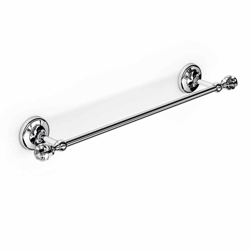 Oriental Crystal 600mm Towel Rail - Chrome, Gold or Black Chrome - Origins Living