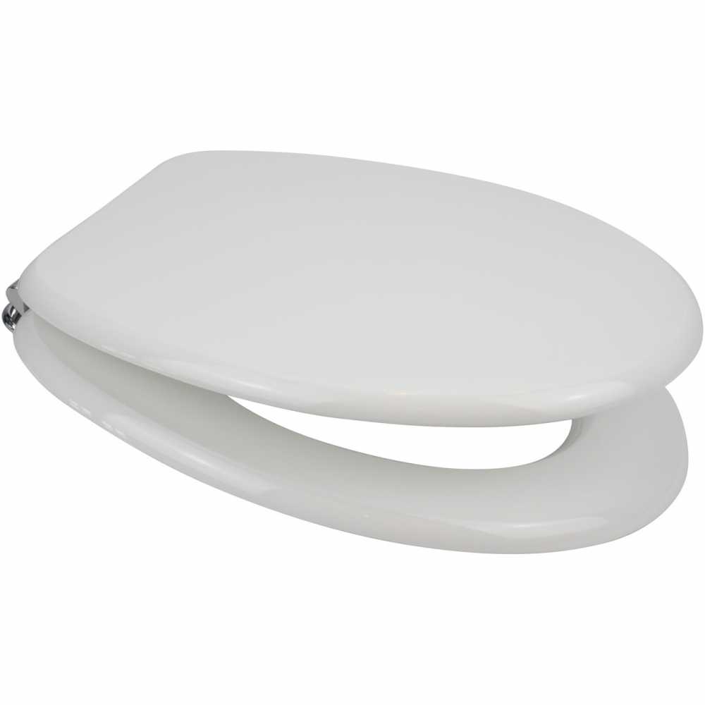 MDF AntiBac Toilet Seat in White - 82995 - Euroshowers