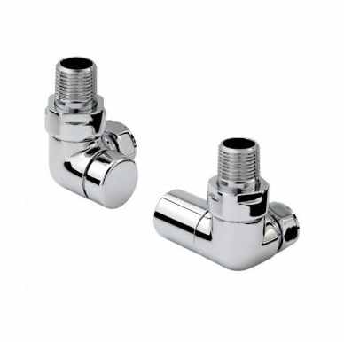 Zehnder 15mm Manual Double Angled Radiator Valves