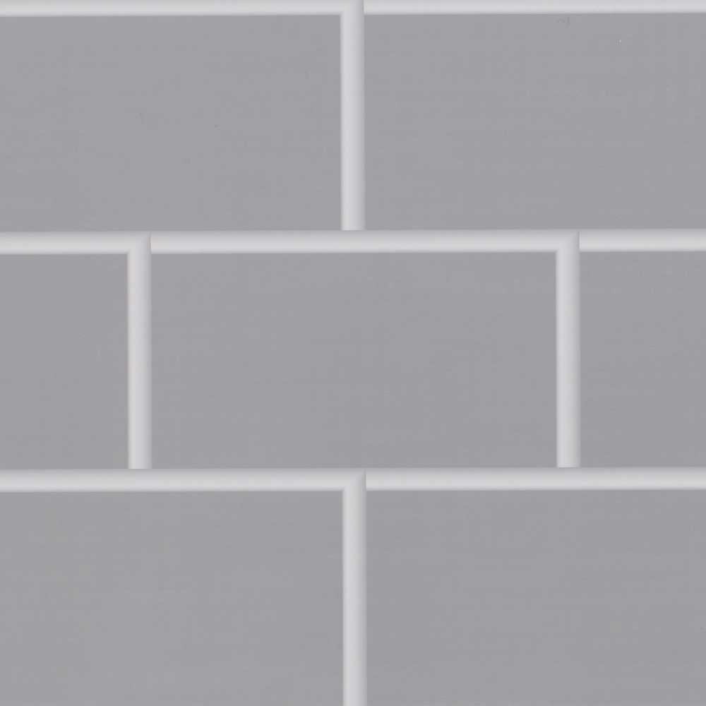 ProPlas Tile 250 - Light Grey Metro Tile PVC Tile Effect Panels - 4 pack - PRT8