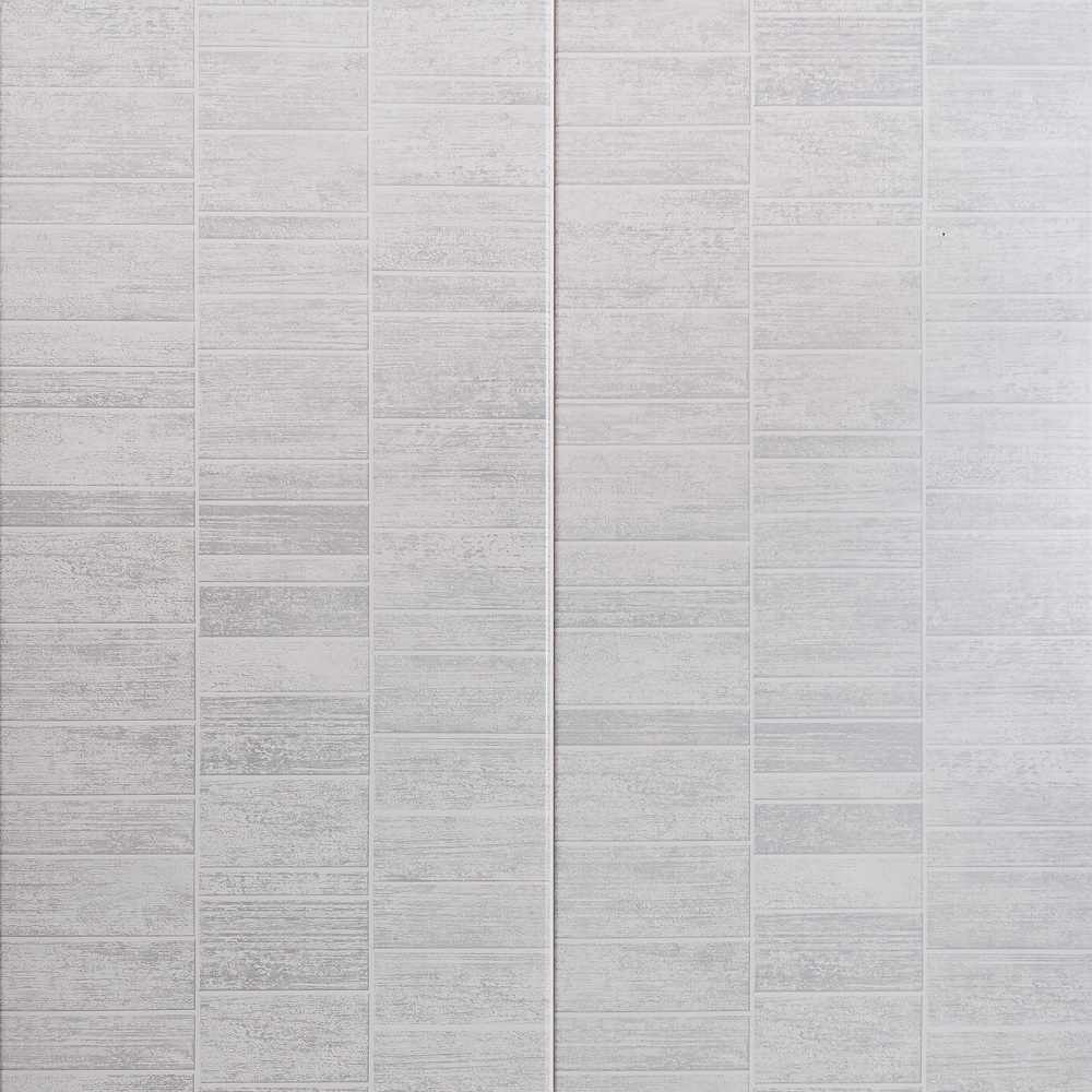 ProPlas Tile 400 - Smoked Grey Small Tile - Satin - uPVC Tile Effect Panels - 5 pack