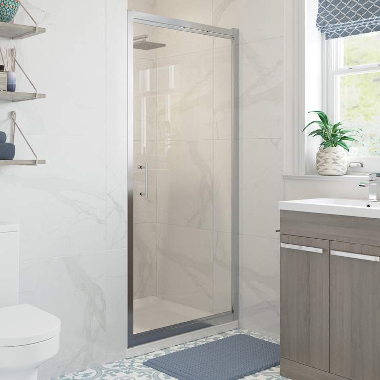 Prime 800mm Pivot Door Shower Enclosure