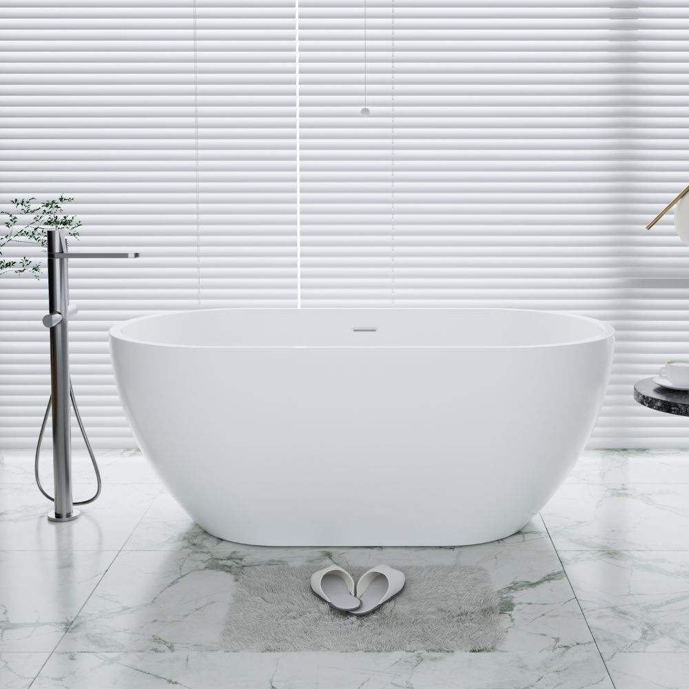 1700 x 750mm Queen Freestanding Bath - Rubberduck Bathrooms 