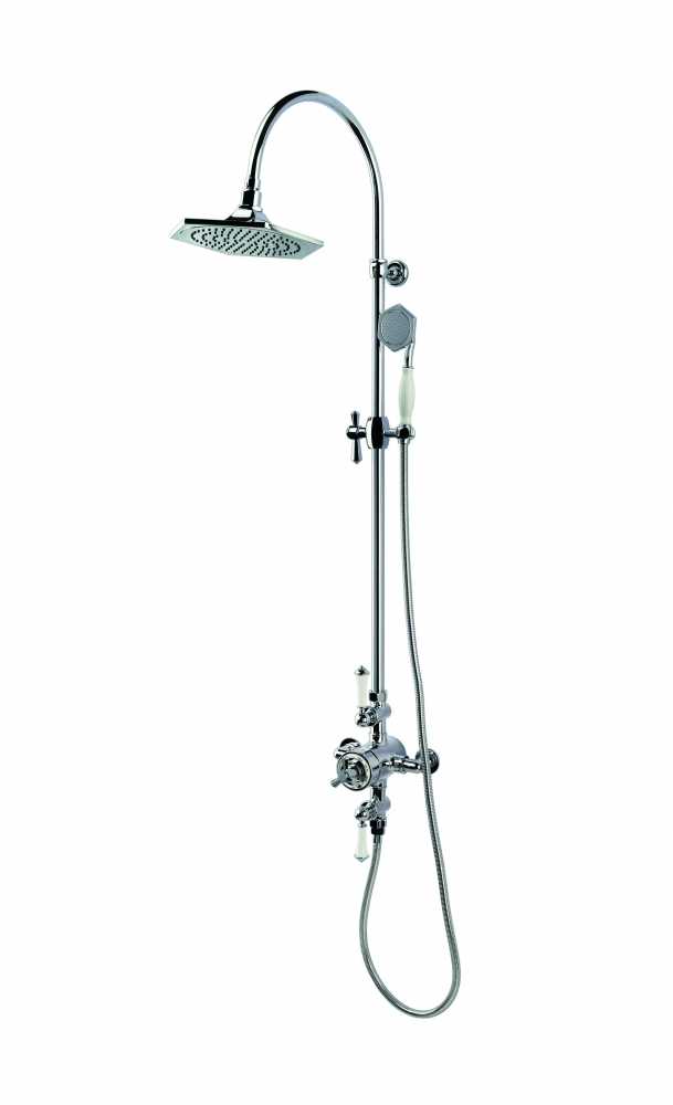 Washington Exposed Thermostatic Shower Column with Fixed Head - RAK Ceramics