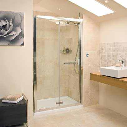 Bi-Fold Shower Door - 760 - Silver - Roman Embrace 