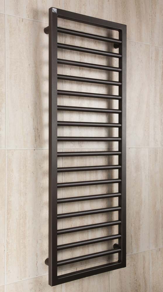 Zehnder Subway Quartz Brown Towel Rail 613 x 450mm 