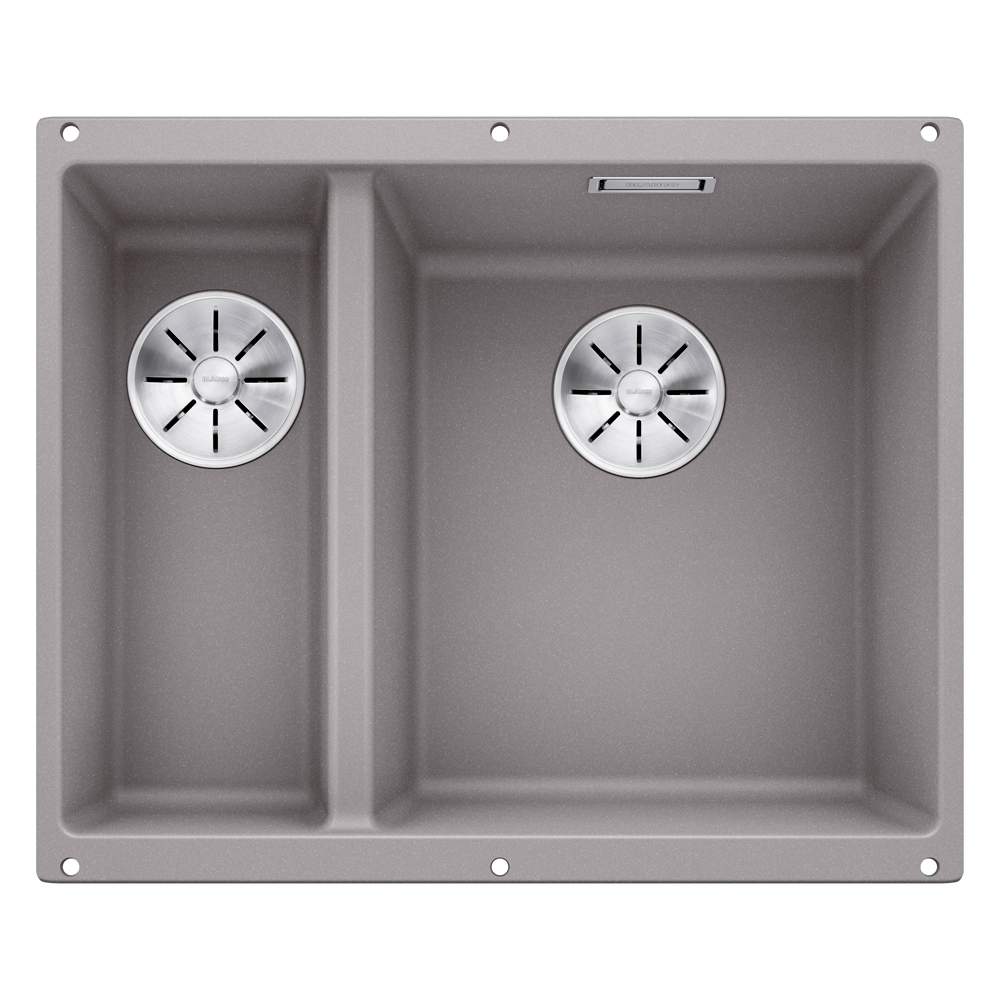 Blanco Subline 340/160 U Kitchen Sink Right Hand - Alumetallic