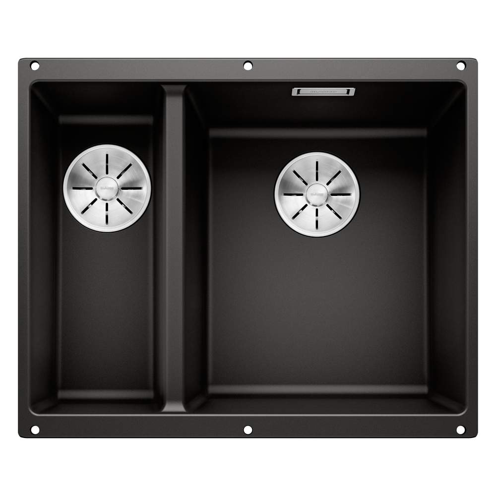 Blanco Subline 340/160 U Kitchen Sink Right Hand - Black