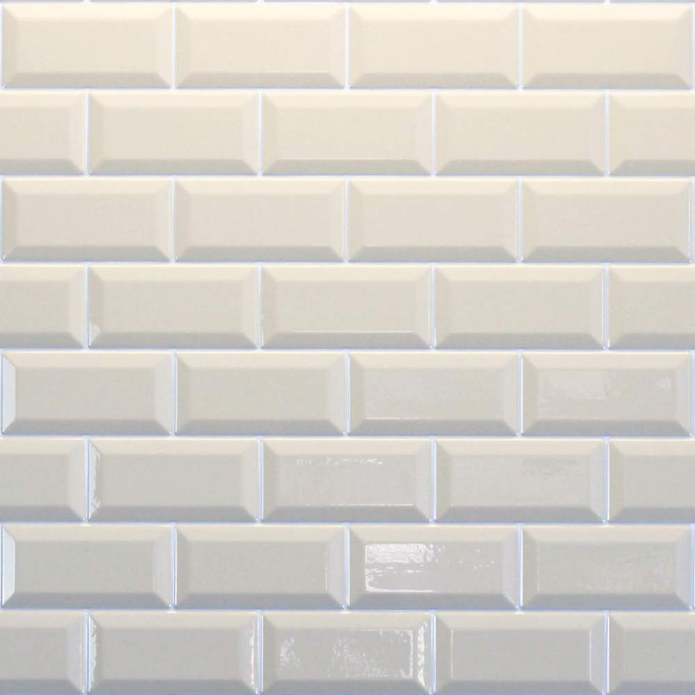 Sand Metro Bevelled Reflect Tile Wall Panels