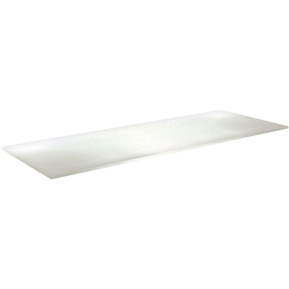 1210mm High Pressure Laminate Worktop - White Slate