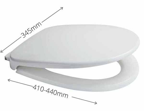 Skara Soft Close Toilet Seat - Quick Release - Highlife Bathrooms