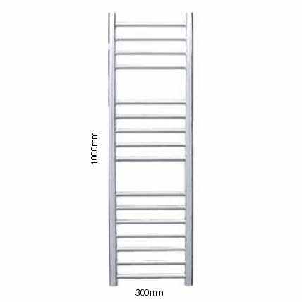 1000 x 300mm Sussex Steyning Stainless Steel Towel Rail - JIS Europe