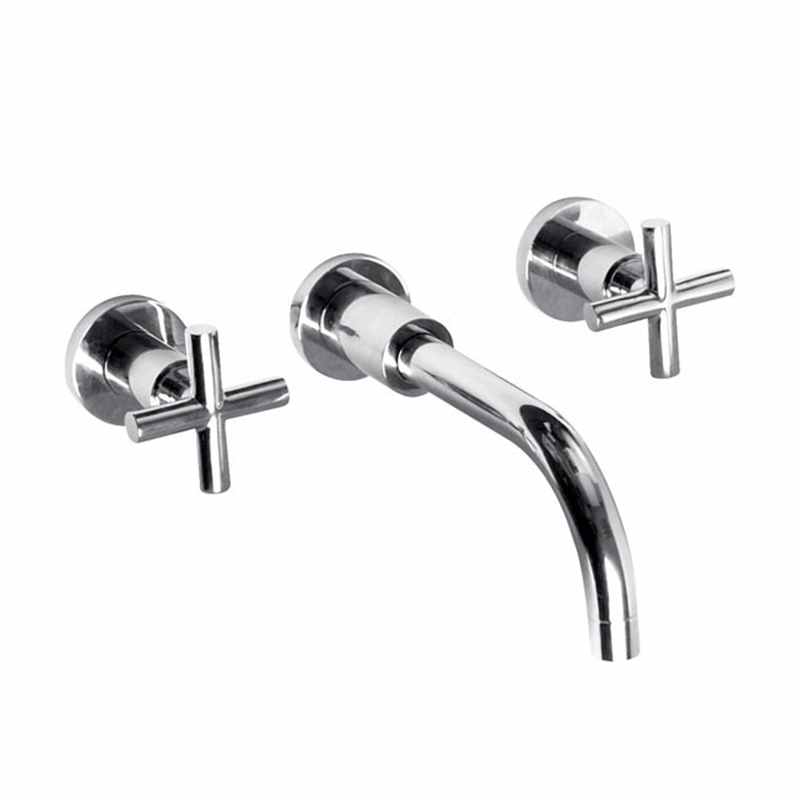 Abacus XS Wall Mounted Cross head Basin Mixer Tap