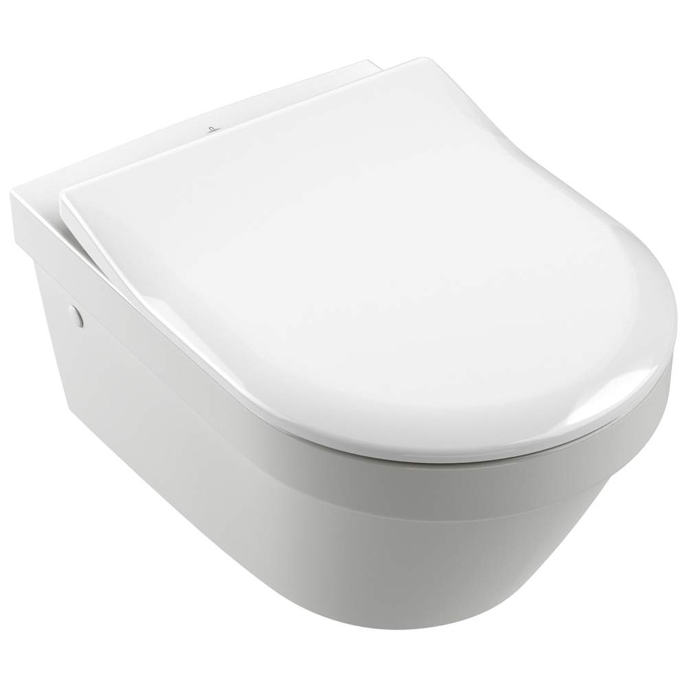 Villeroy & Boch Architectura Washdown Rimless Wall Mounted Toilet Concealed Fixings