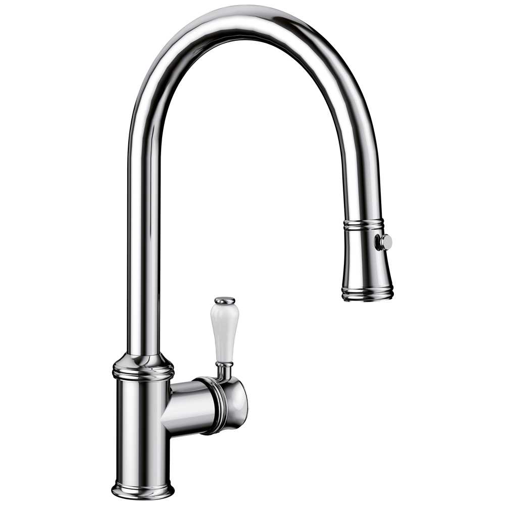 Blanco Vicus Single Lever Chrome Kitchen Tap - 524287