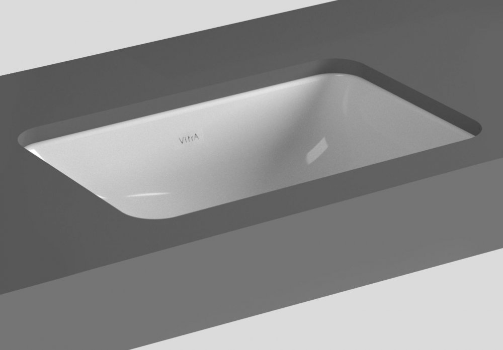 VitrA S20 Under-Counter Basin Square 37.5 x 30cm