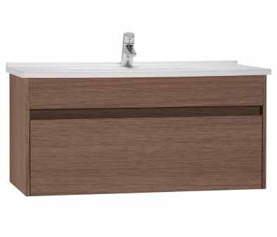 VitrA S50 1000mm Vanity Unit with Drawer & Basin - Oak