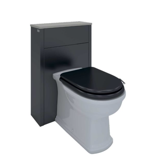 Washington Black Toilet Unit with Porcelain Top - RAK Ceramics 