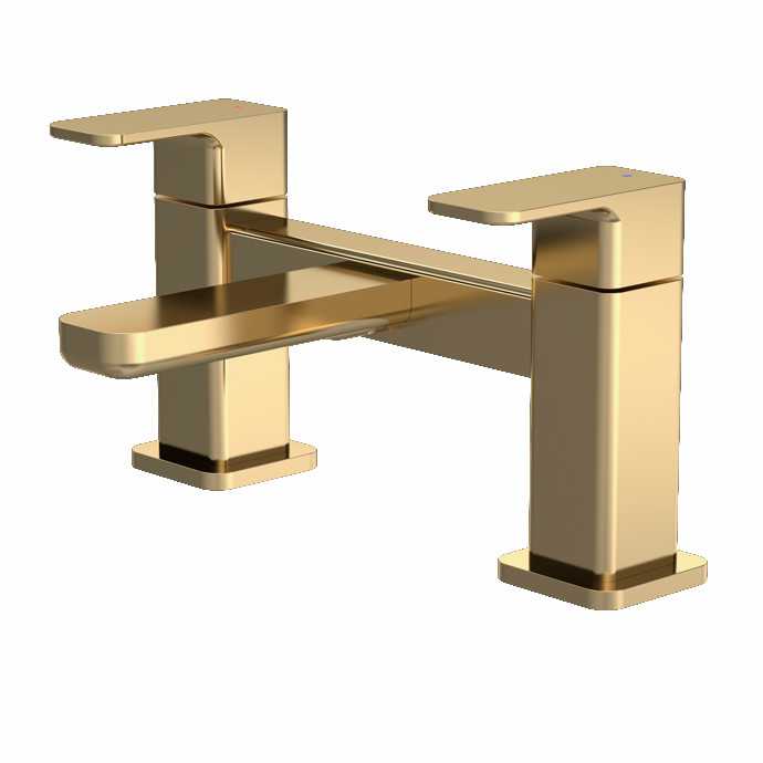 Nuie Windon Bath Filler Tap Brushed Brass