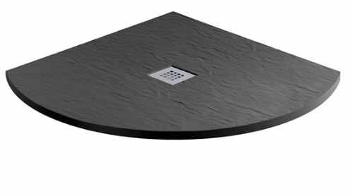 MX Minerials X2V Slate Effect Quadrant Shower Tray