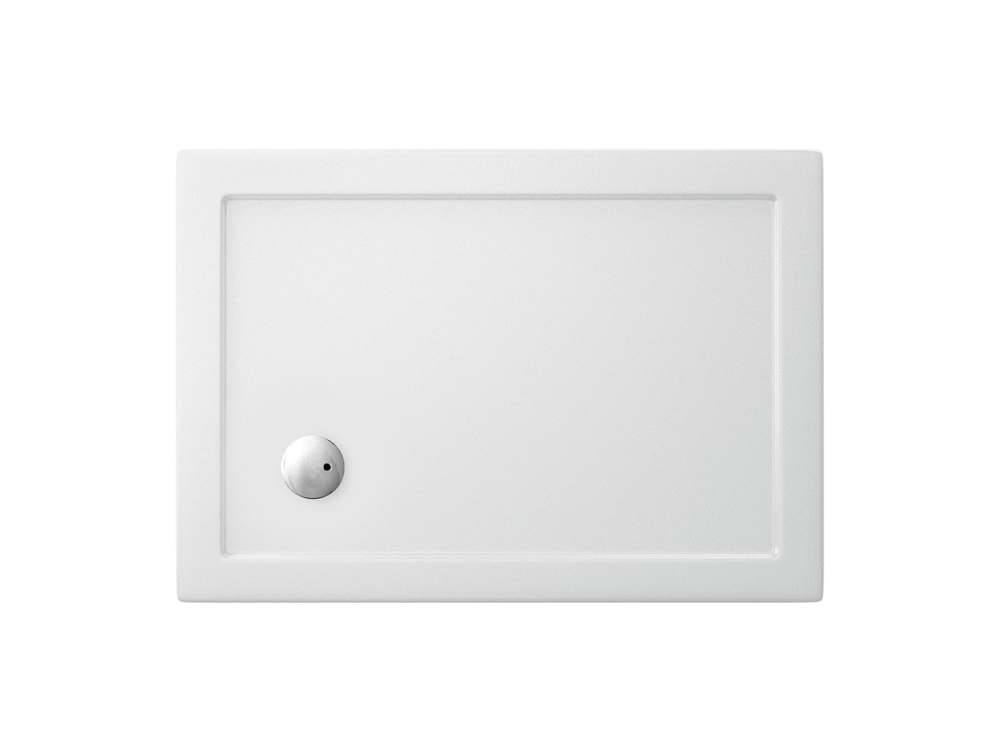 Zamori Rectangle Shower Tray 1000 x 700mm - Corner waste - Z1165