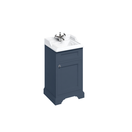 Burlington Cloakroom Basin Unit - Blue