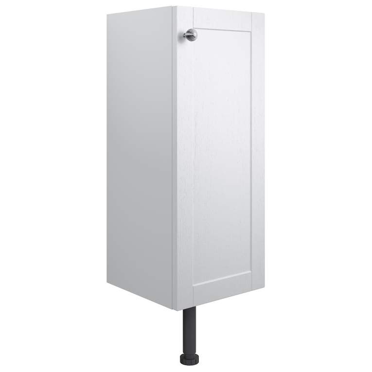 Bali 300mm 1 Door Base Unit - Satin White Ash