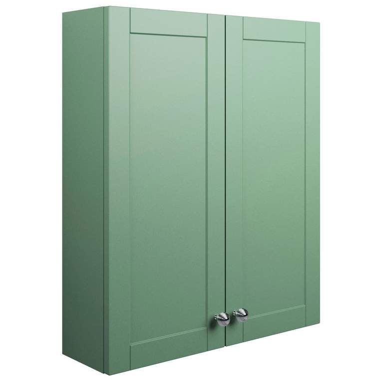 Bali 600mm 2 Door Wall Unit - Matt Sage Green