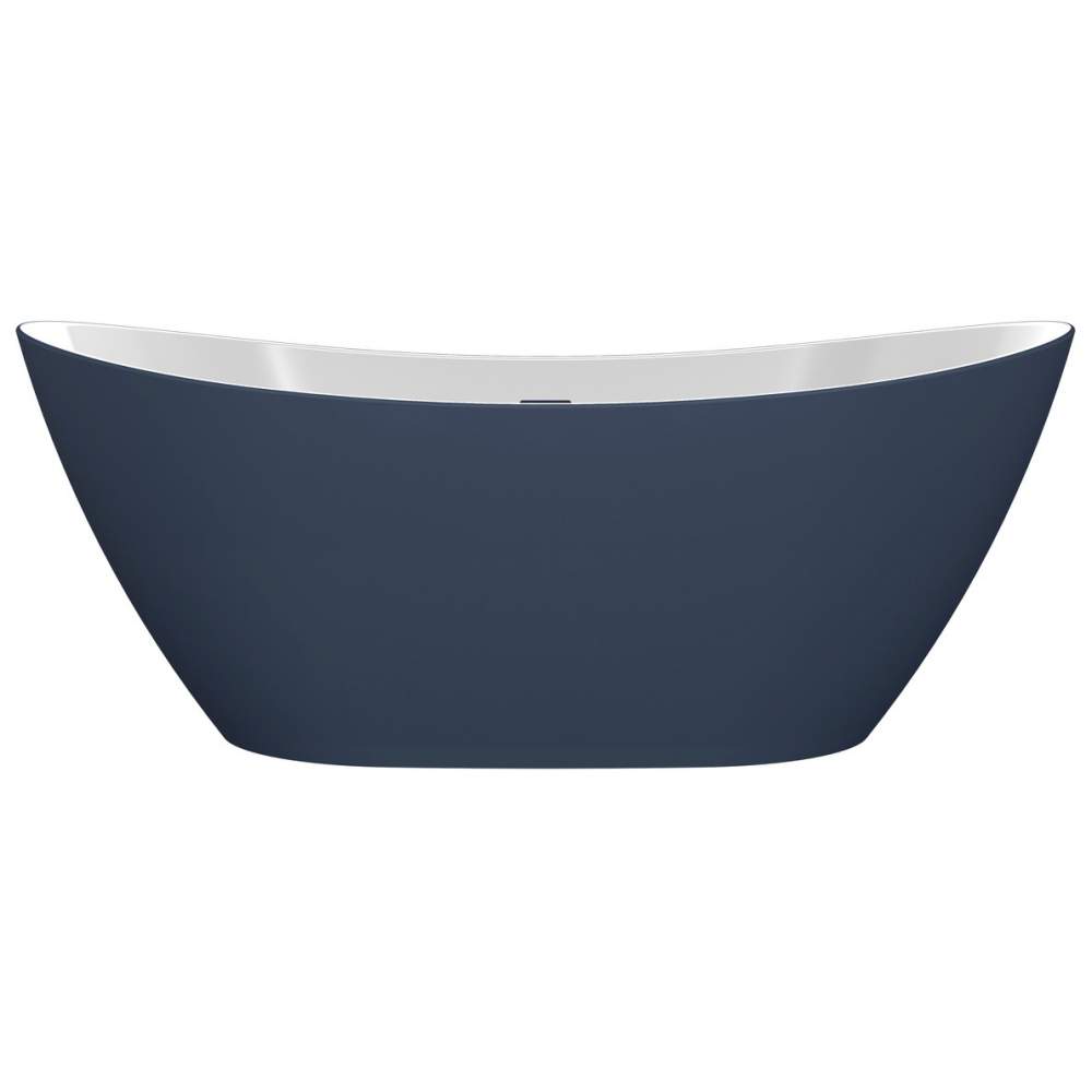 Barbary 1700mm Freestanding Matt Blue Double Ended Bath