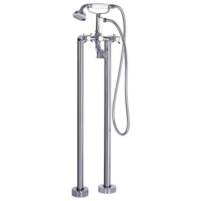 Barbary Freestanding Bath Shower Mixer Chrome