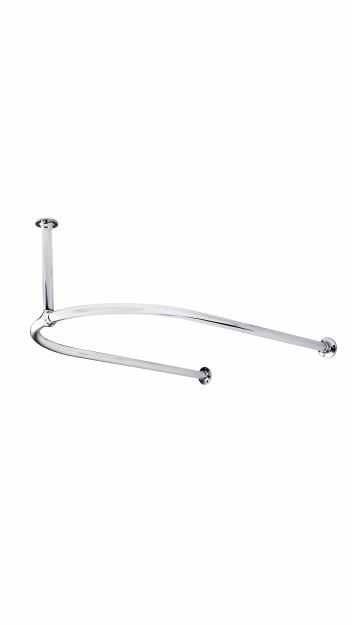 Bayswater Detta Chrome Shower Curtain Ring