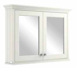 Bayswater 1050mm Double Mirror Wall Cabinet - Pointing White