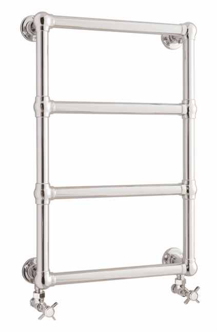 Bayswater Sophia 750 x 475mm Wall Mounted Traditional Towel Rail - Chrome