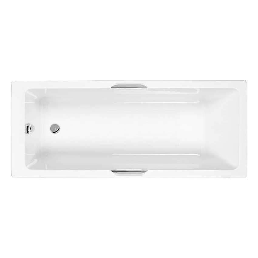 Carron Quantum Integra 1700 x 750 Bath with Twin Grips - Carronite