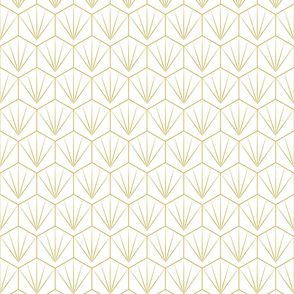 Deco Tile White / Mustard - Showerwall Acrylic