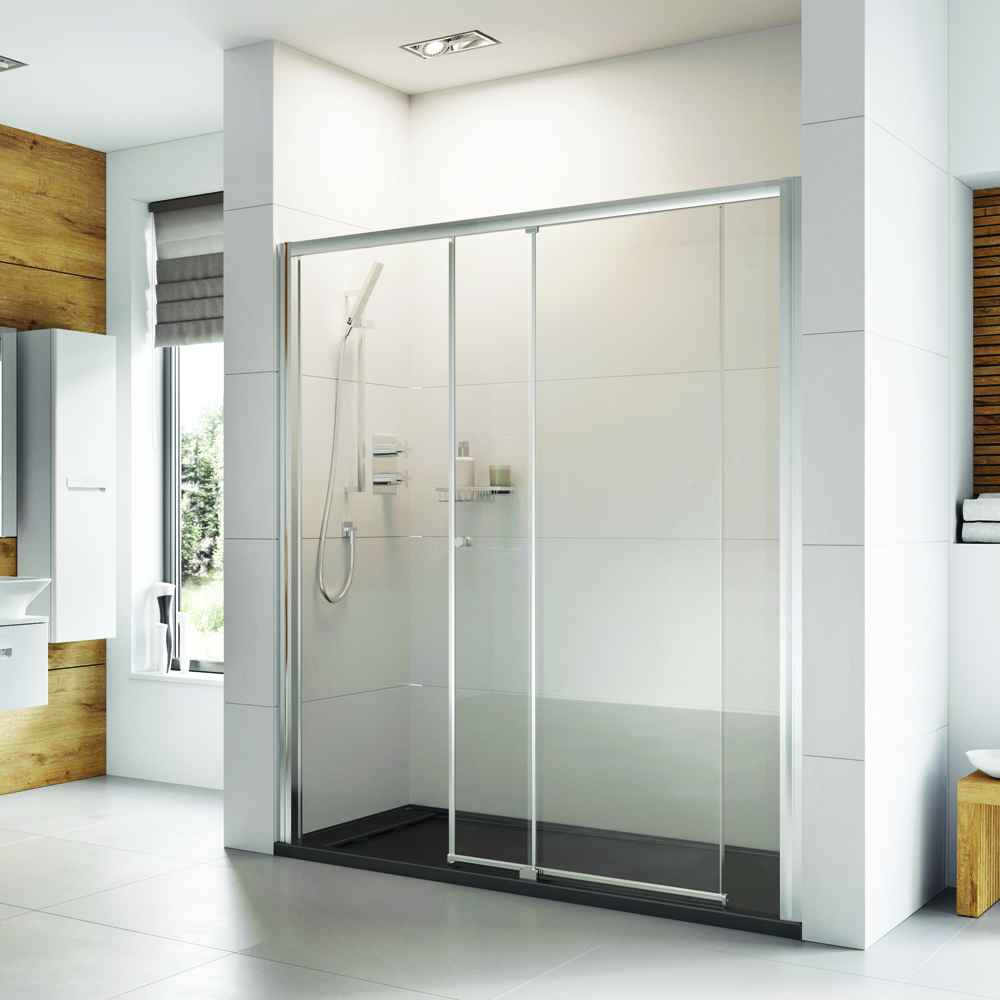 Haven6 1200mm Level Access Sliding Shower Door, Left Hand