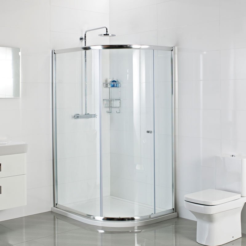 Haven6 1200 x 800mm - One Door Offset Quadrant Shower Enclosure