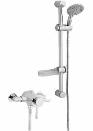 Kartell Plan Thermostatic Exposed Shower Valve  Riser Rail 