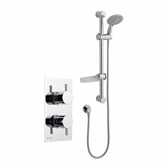 Plan Thermostatic Concealed Shower Valve Inc Riser Rail Kit 