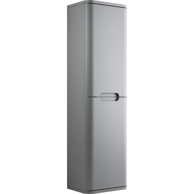 Laplane 350mm 2 Door Wall Hung Tall Unit - Matt Grey