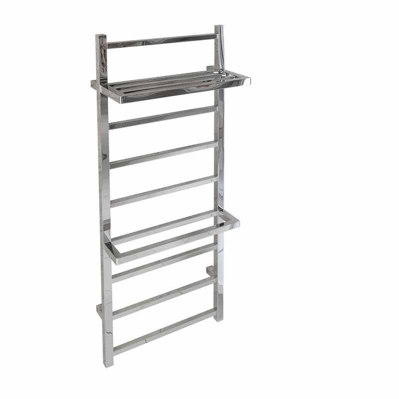 Launton Chrome Towel Rail 1200 x 500mm - Eastbrook