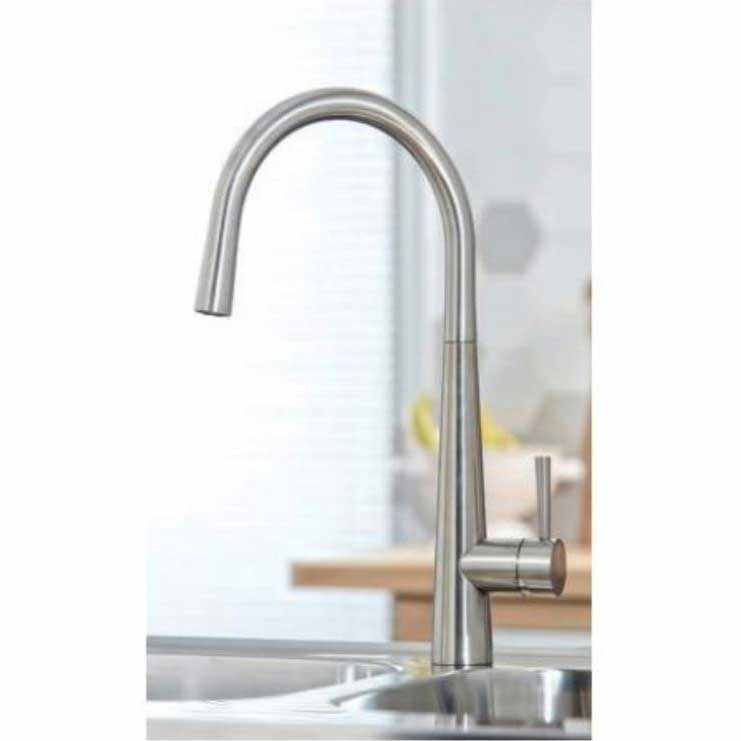 Venice Monobloc Kitchen Mixer Tap - Brushed Nickel - Signature Series